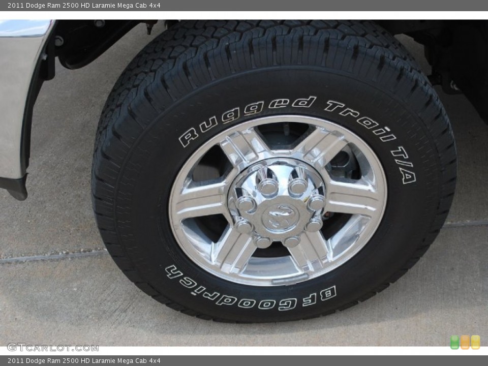 2011 Dodge Ram 2500 HD Laramie Mega Cab 4x4 Wheel and Tire Photo #50519905
