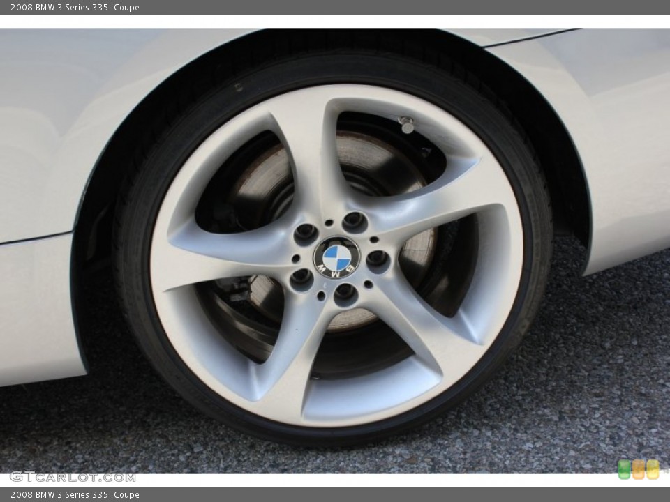 2008 BMW 3 Series 335i Coupe Wheel and Tire Photo #50523805