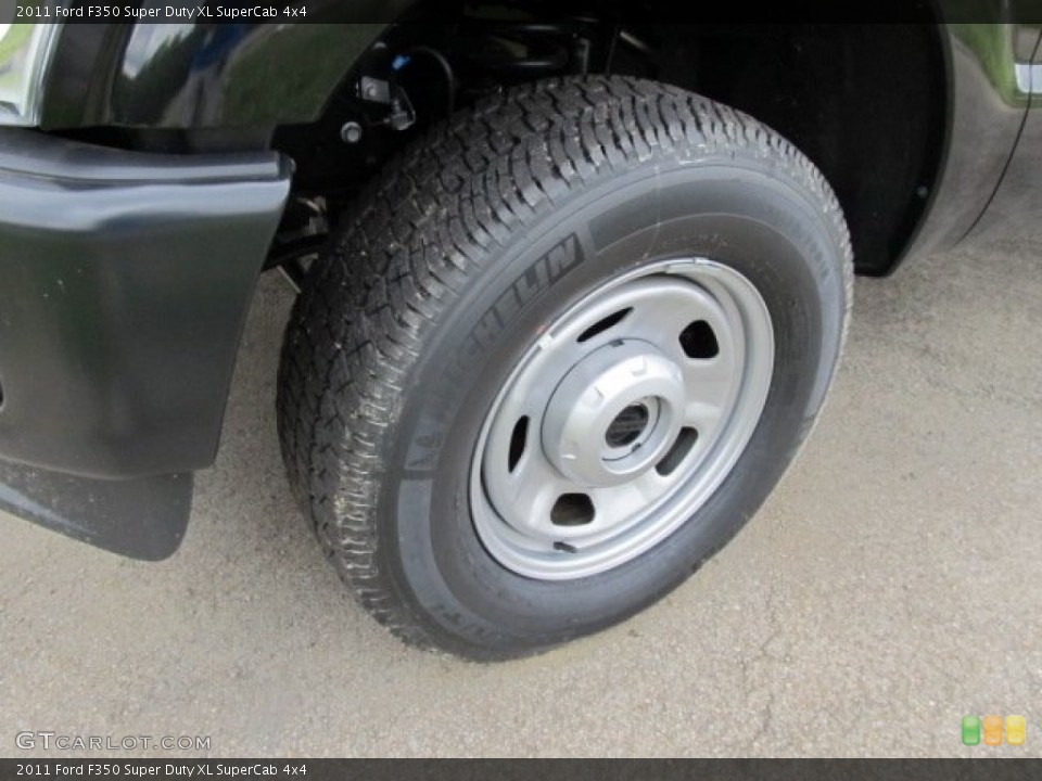 2011 Ford F350 Super Duty XL SuperCab 4x4 Wheel and Tire Photo #50525170