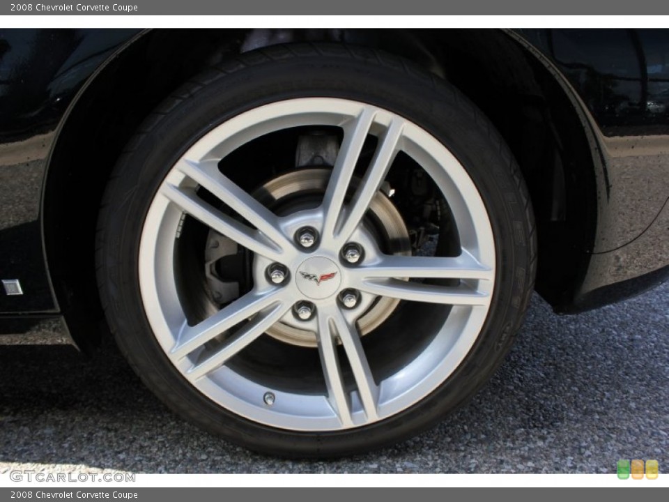 2008 Chevrolet Corvette Coupe Wheel and Tire Photo #50525423