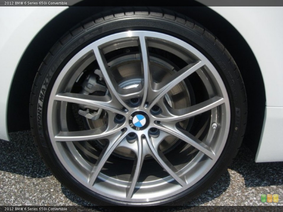 2012 BMW 6 Series 650i Convertible Wheel and Tire Photo #50529439