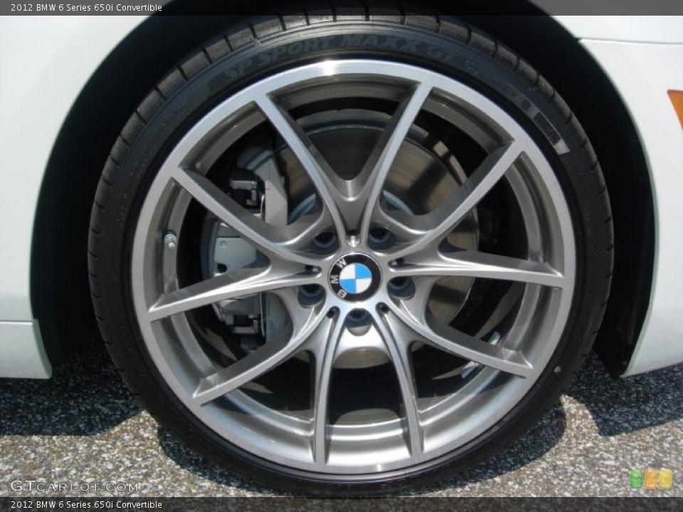 2012 BMW 6 Series 650i Convertible Wheel and Tire Photo #50529454