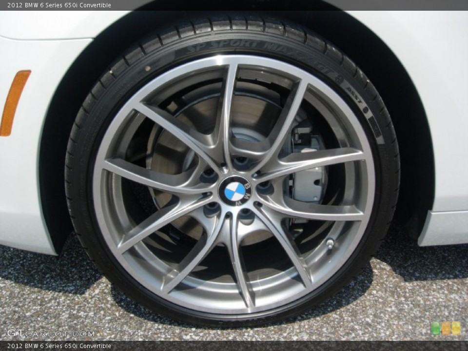 2012 BMW 6 Series 650i Convertible Wheel and Tire Photo #50529466