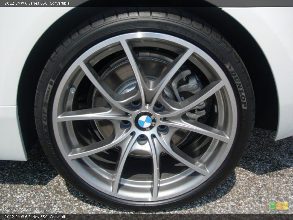 2012 BMW 6 Series 650i Convertible Wheel and Tire Photo #50529481