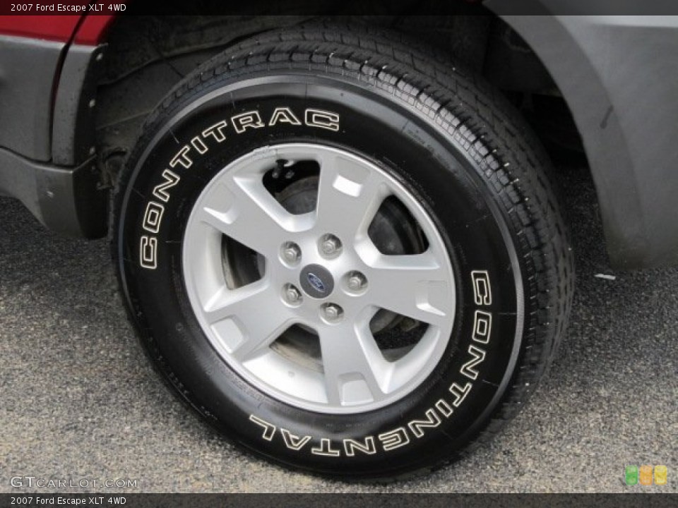 2007 Ford Escape XLT 4WD Wheel and Tire Photo #50531374