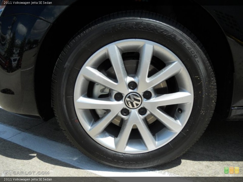 2011 Volkswagen Jetta SE Sedan Wheel and Tire Photo #50536138