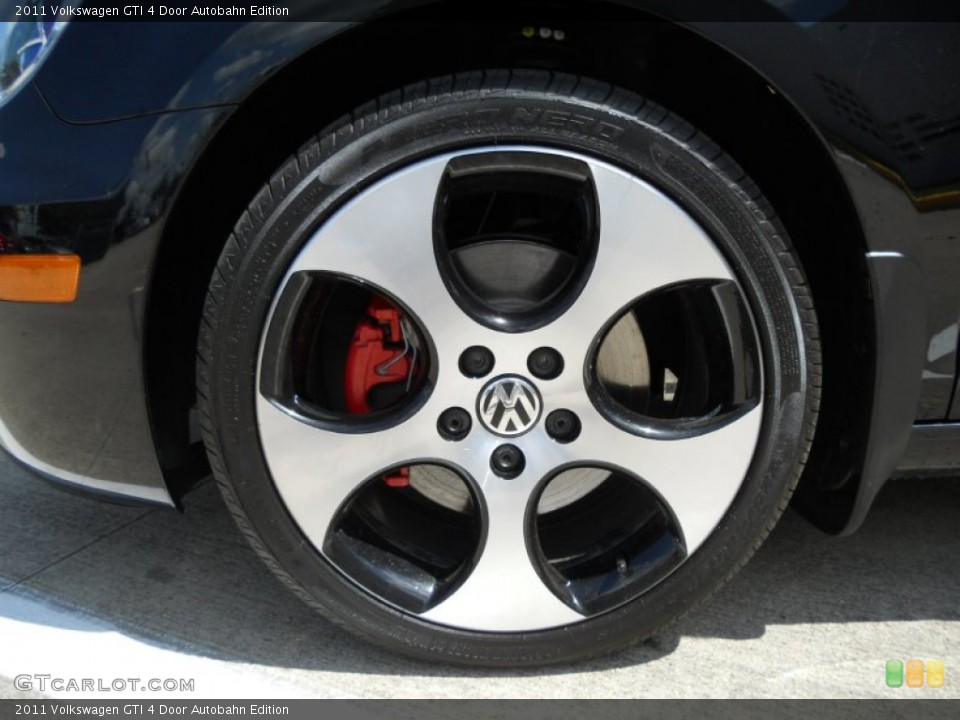 2011 Volkswagen GTI 4 Door Autobahn Edition Wheel and Tire Photo #50537545
