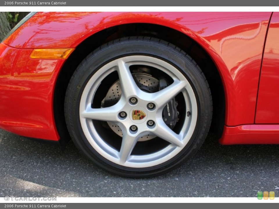 2006 Porsche 911 Carrera Cabriolet Wheel and Tire Photo #50537845