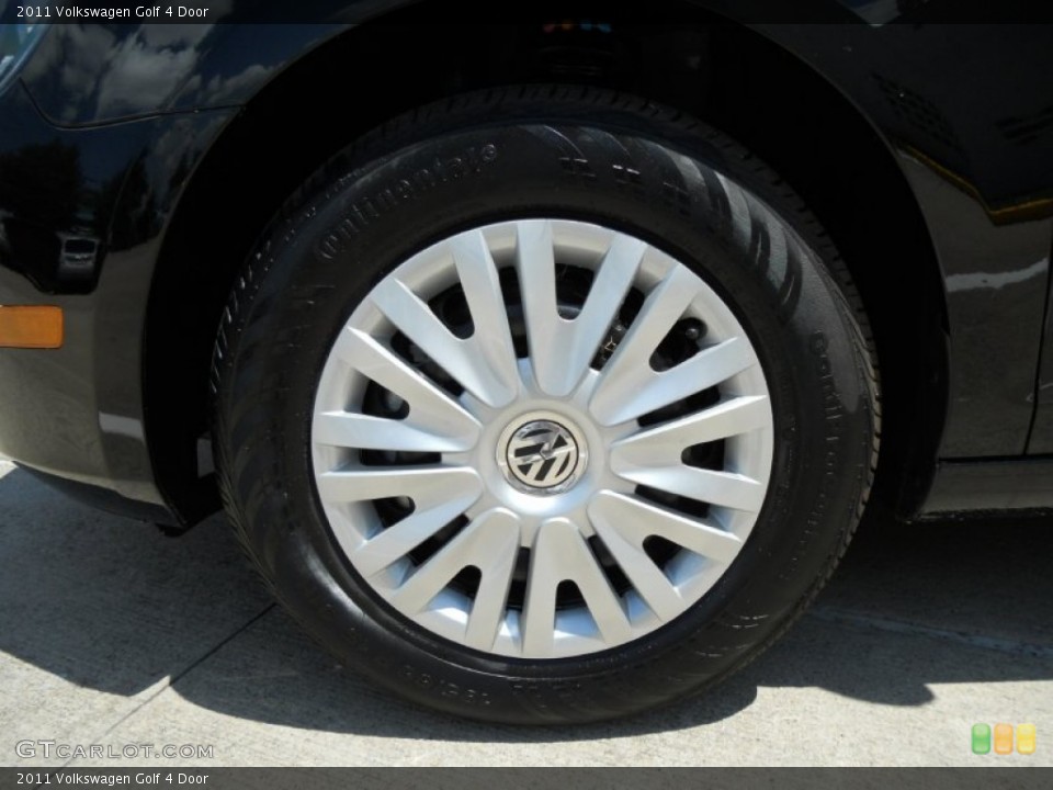 2011 Volkswagen Golf 4 Door Wheel and Tire Photo #50537912