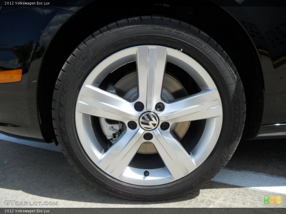 2012 Volkswagen Eos Lux Wheel and Tire Photo #50538262