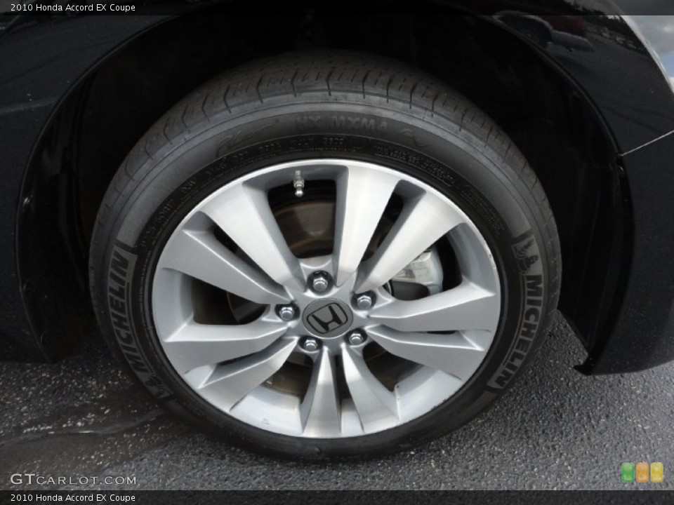 2010 Honda Accord EX Coupe Wheel and Tire Photo #50539438