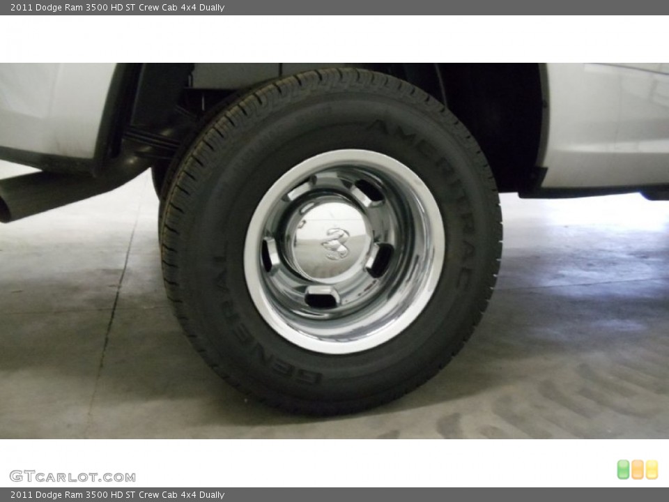 2011 Dodge Ram 3500 HD ST Crew Cab 4x4 Dually Wheel and Tire Photo #50541814