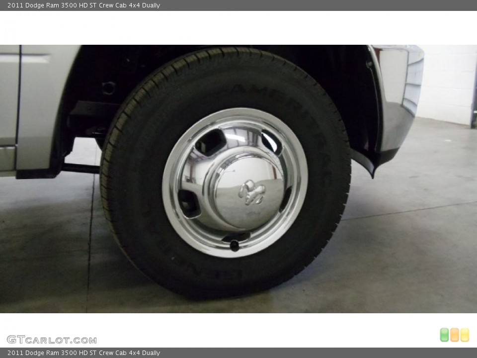 2011 Dodge Ram 3500 HD ST Crew Cab 4x4 Dually Wheel and Tire Photo #50541829
