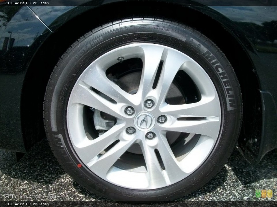 2010 Acura TSX V6 Sedan Wheel and Tire Photo #50544523