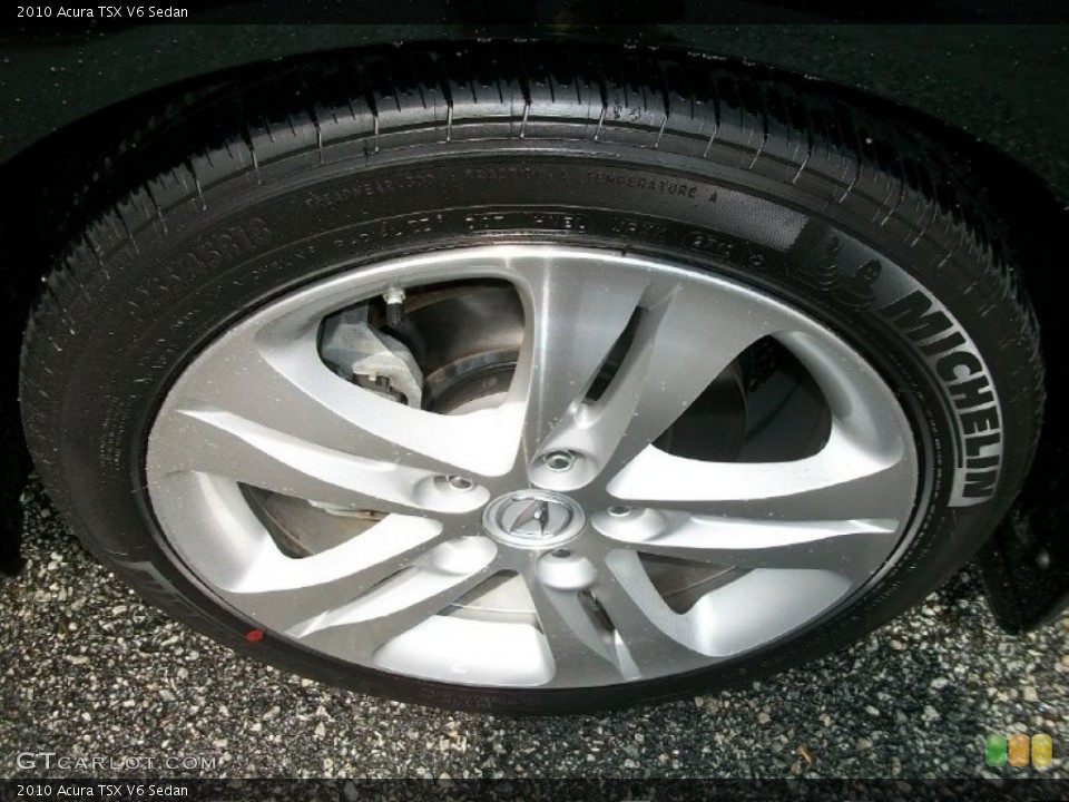 2010 Acura TSX V6 Sedan Wheel and Tire Photo #50544535