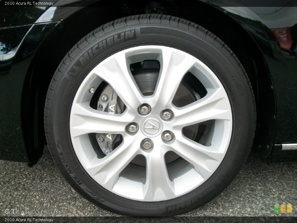 2010 Acura RL Technology Wheel and Tire Photo #50545036