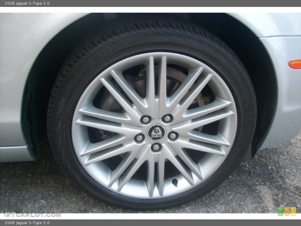2008 Jaguar S-Type 3.0 Wheel and Tire Photo #50546722