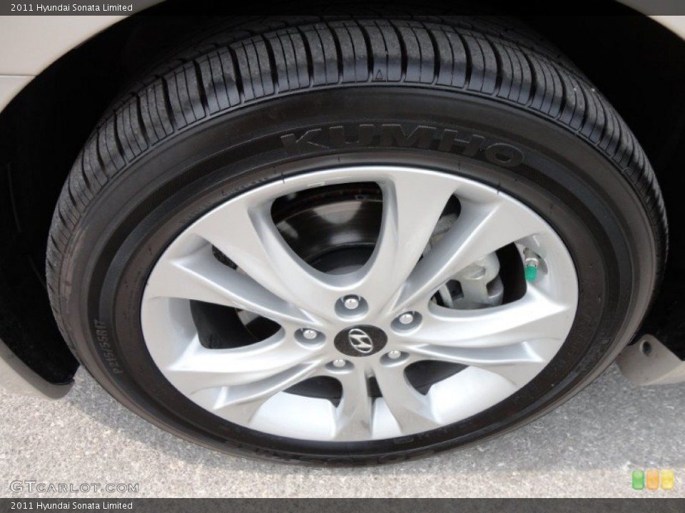 2011 Hyundai Sonata Limited Wheel and Tire Photo #50548234