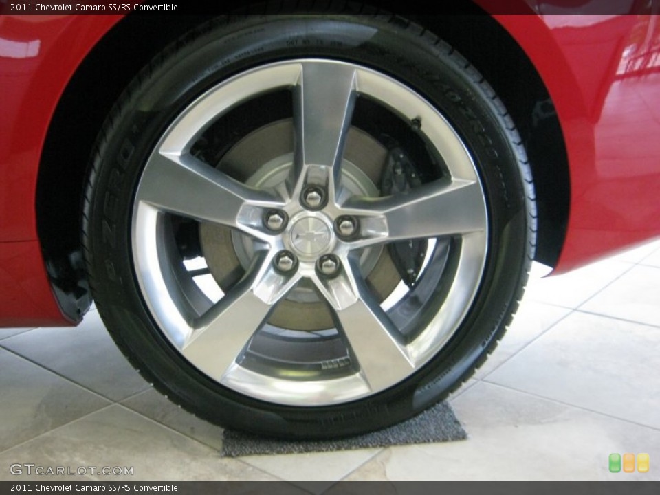 2011 Chevrolet Camaro SS/RS Convertible Wheel and Tire Photo #50548840