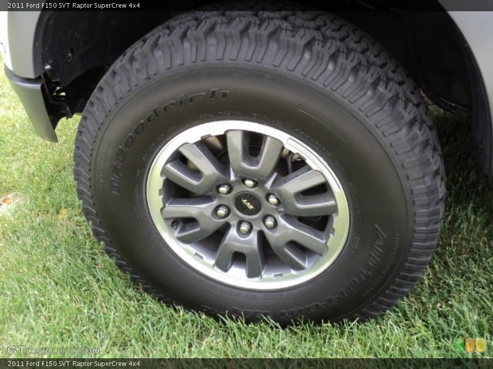 2011 Ford F150 SVT Raptor SuperCrew 4x4 Wheel and Tire Photo #50552560
