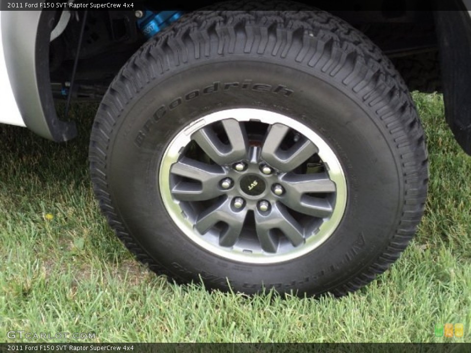 2011 Ford F150 SVT Raptor SuperCrew 4x4 Wheel and Tire Photo #50552579