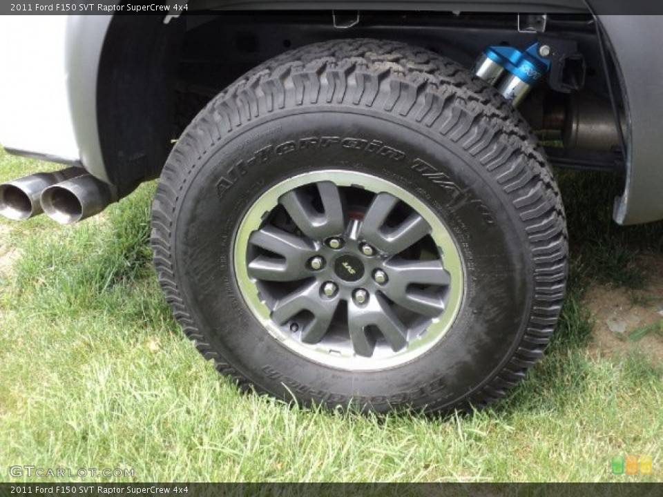 2011 Ford F150 SVT Raptor SuperCrew 4x4 Wheel and Tire Photo #50552599