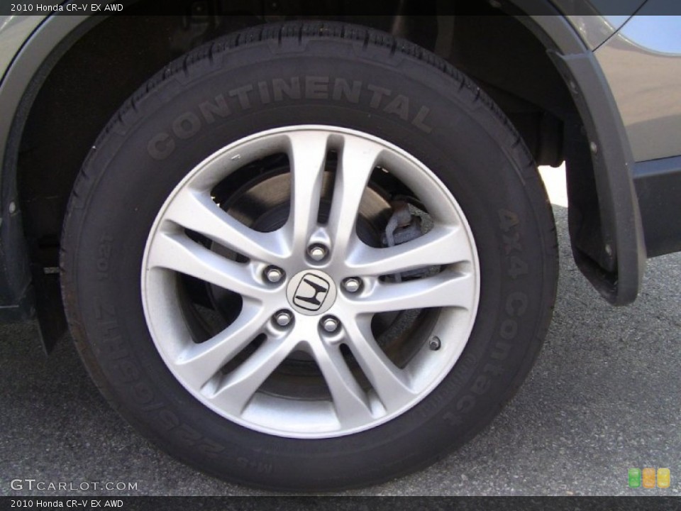 2010 Honda CR-V EX AWD Wheel and Tire Photo #50553452