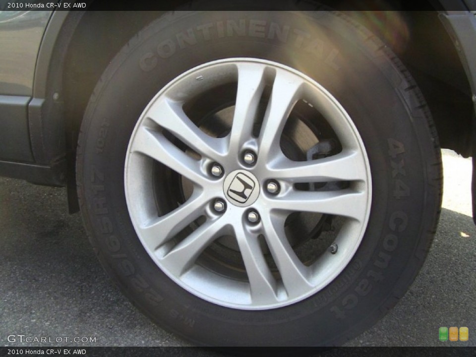 2010 Honda CR-V EX AWD Wheel and Tire Photo #50553577