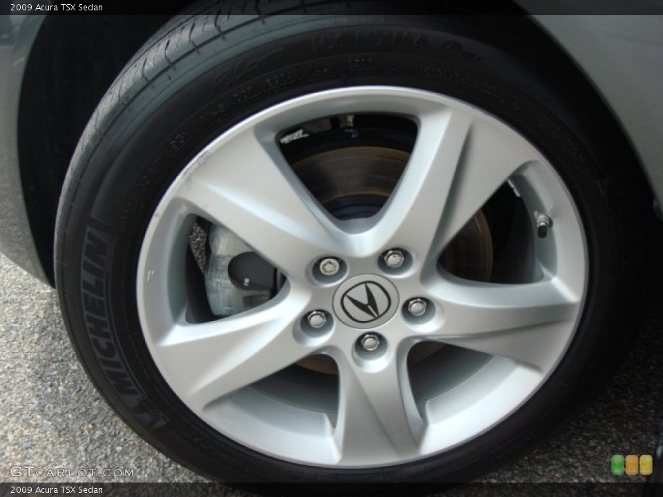 2009 Acura TSX Sedan Wheel and Tire Photo #50563612