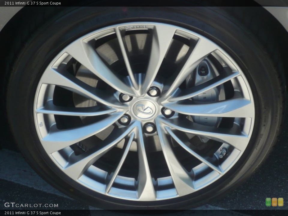 2011 Infiniti G 37 S Sport Coupe Wheel and Tire Photo #50565490