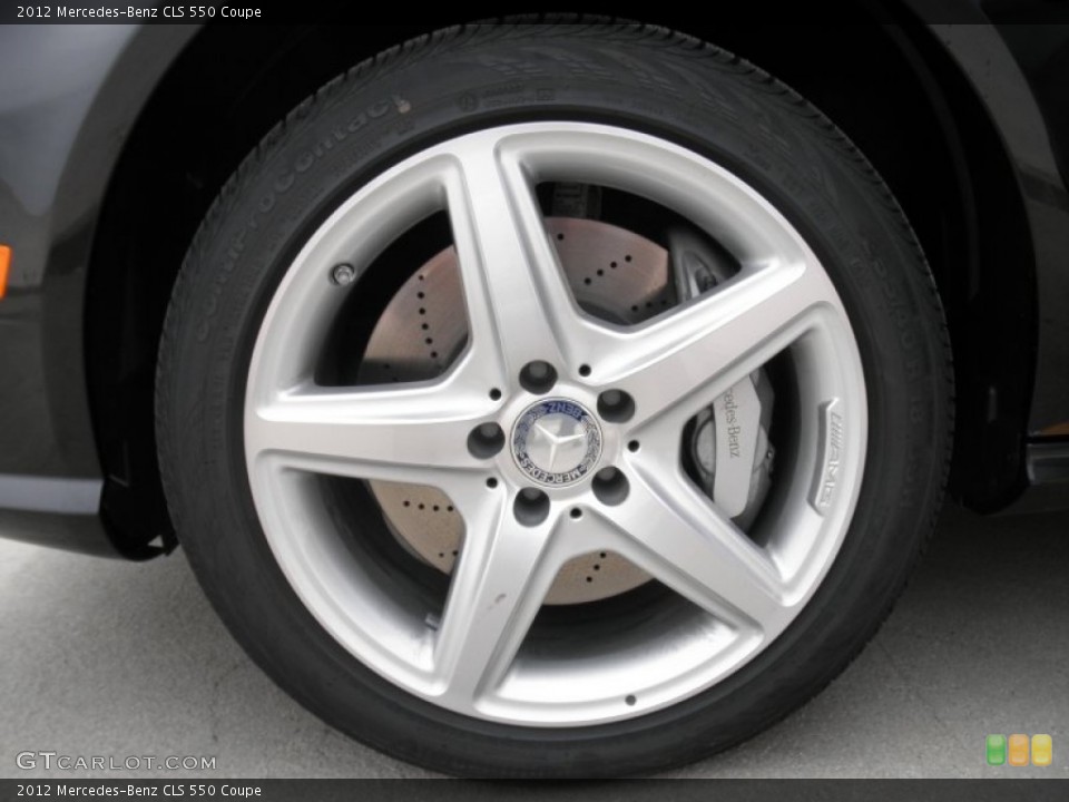 2012 Mercedes-Benz CLS 550 Coupe Wheel and Tire Photo #50565538