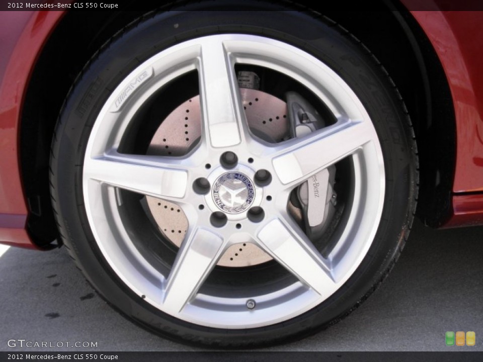 2012 Mercedes-Benz CLS 550 Coupe Wheel and Tire Photo #50565687