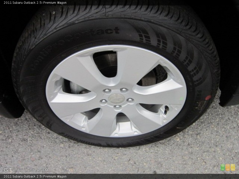 2011 Subaru Outback 2.5i Premium Wagon Wheel and Tire Photo #50566092