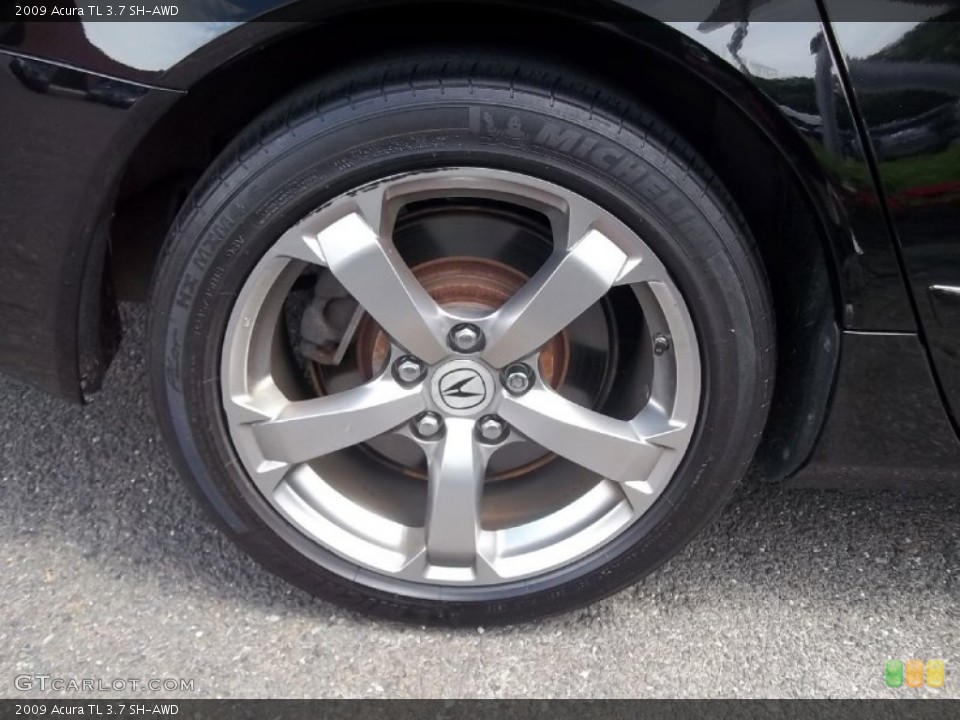 2009 Acura TL 3.7 SH-AWD Wheel and Tire Photo #50566822