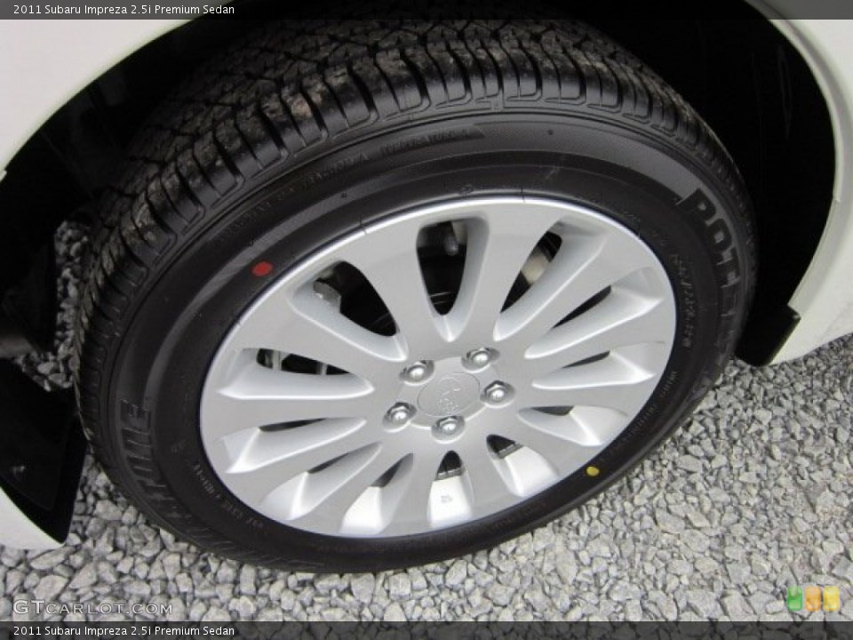 2011 Subaru Impreza 2.5i Premium Sedan Wheel and Tire Photo #50567254
