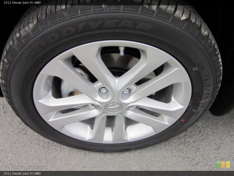 2011 Nissan Juke SV AWD Wheel and Tire Photo #50568701