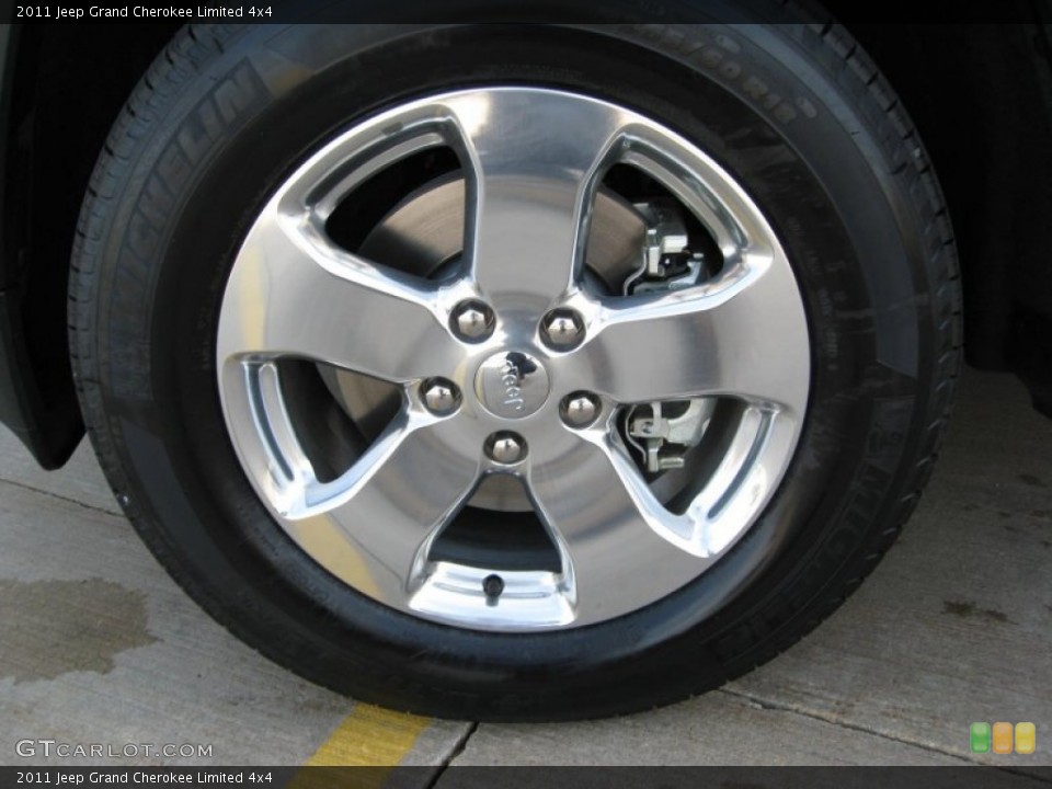 2011 Jeep Grand Cherokee Limited 4x4 Wheel and Tire Photo #50569354