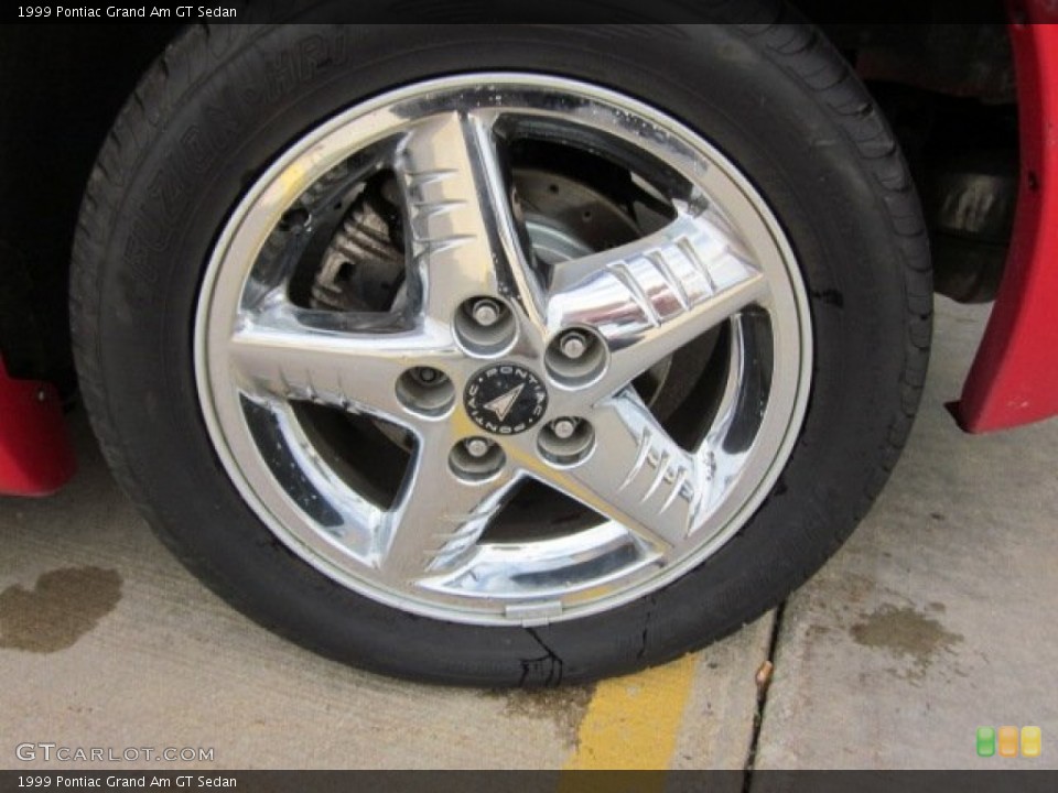 1999 Pontiac Grand Am GT Sedan Wheel and Tire Photo #50570347