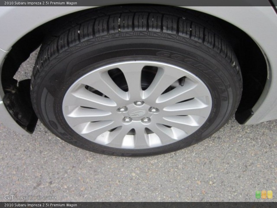 2010 Subaru Impreza 2.5i Premium Wagon Wheel and Tire Photo #50571937