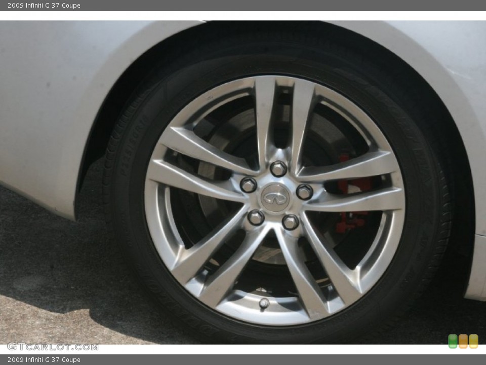 2009 Infiniti G 37 Coupe Wheel and Tire Photo #50573188