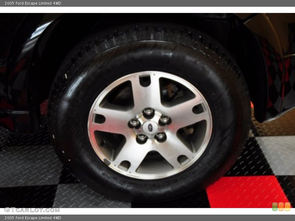 2005 Ford Escape Limited 4WD Wheel and Tire Photo #50578270