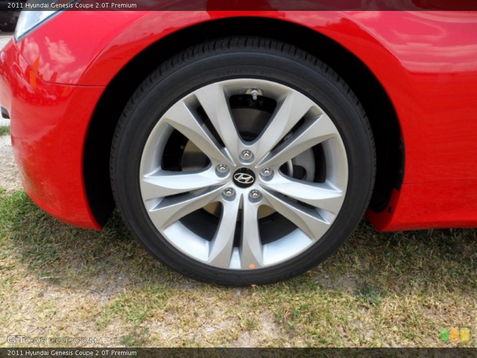 2011 Hyundai Genesis Coupe 2.0T Premium Wheel and Tire Photo #50584060