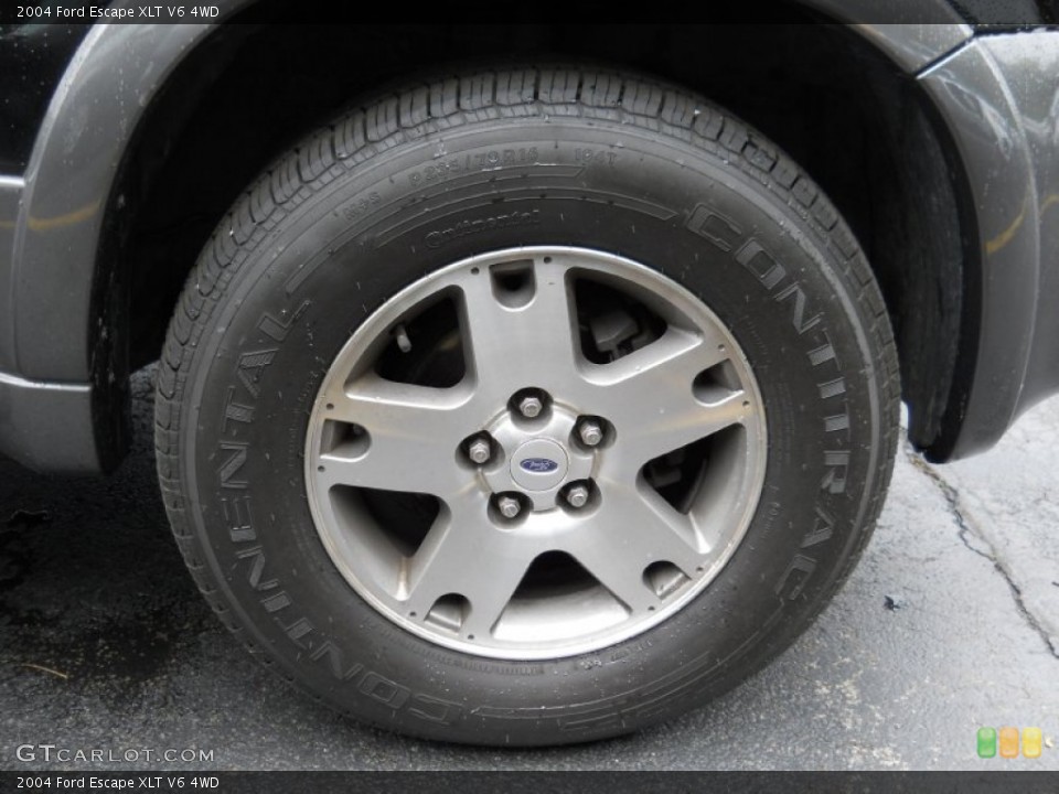 2004 Ford Escape XLT V6 4WD Wheel and Tire Photo #50585200