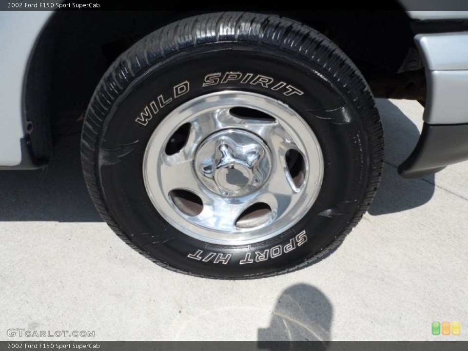 2002 Ford F150 Sport SuperCab Wheel and Tire Photo #50585773