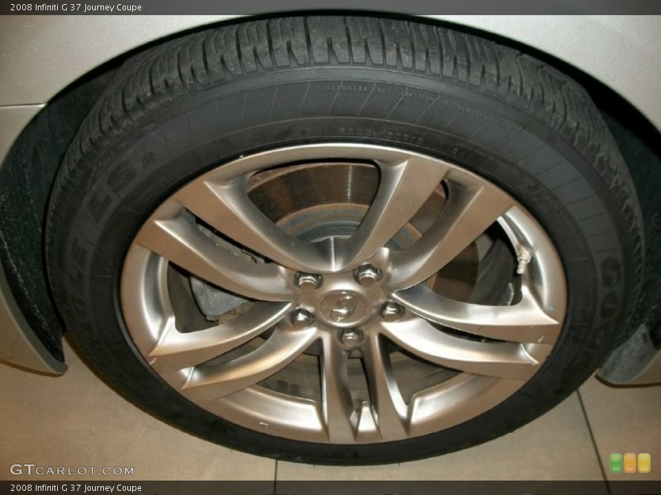 2008 Infiniti G 37 Journey Coupe Wheel and Tire Photo #50586683