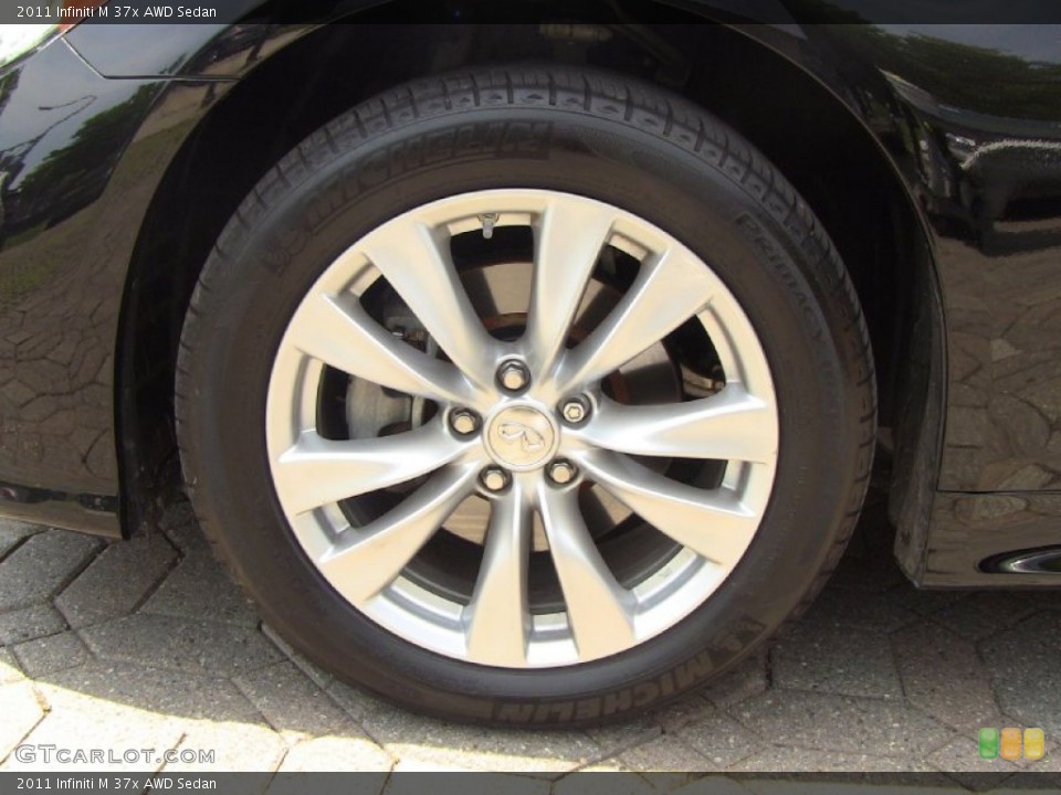 2011 Infiniti M 37x AWD Sedan Wheel and Tire Photo #50590241