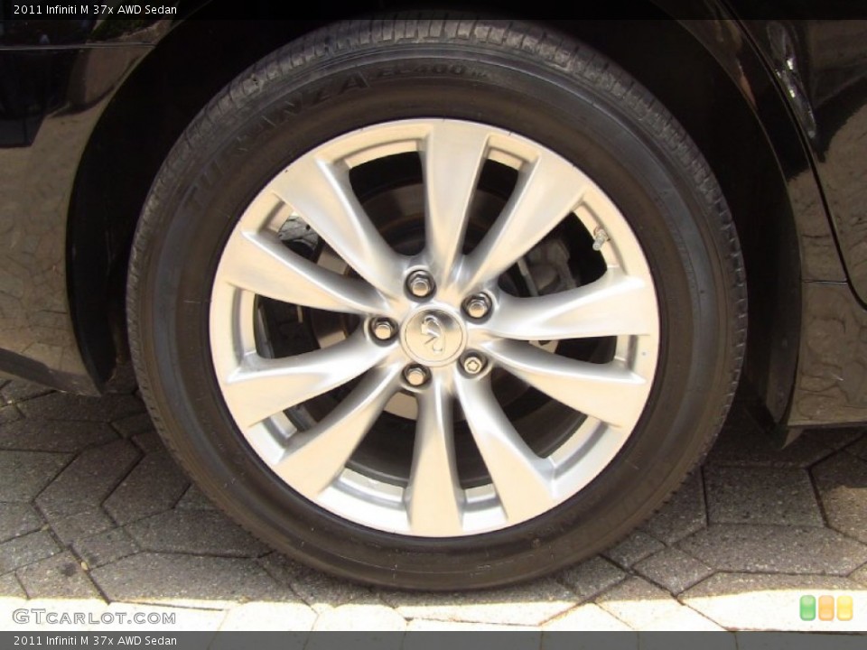 2011 Infiniti M 37x AWD Sedan Wheel and Tire Photo #50590253