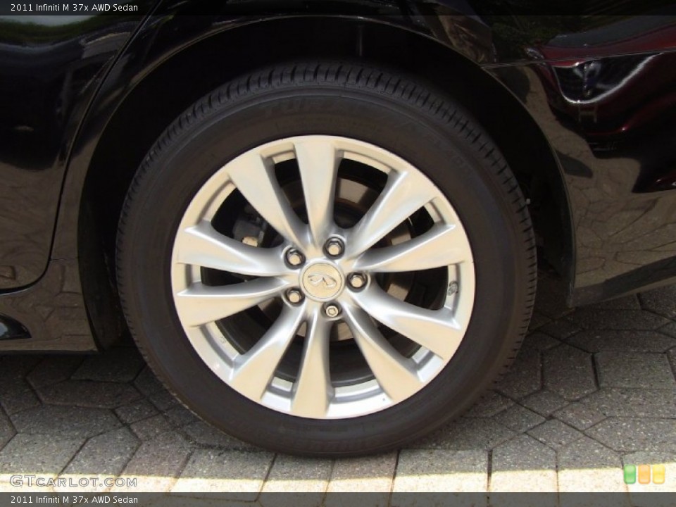 2011 Infiniti M 37x AWD Sedan Wheel and Tire Photo #50590262