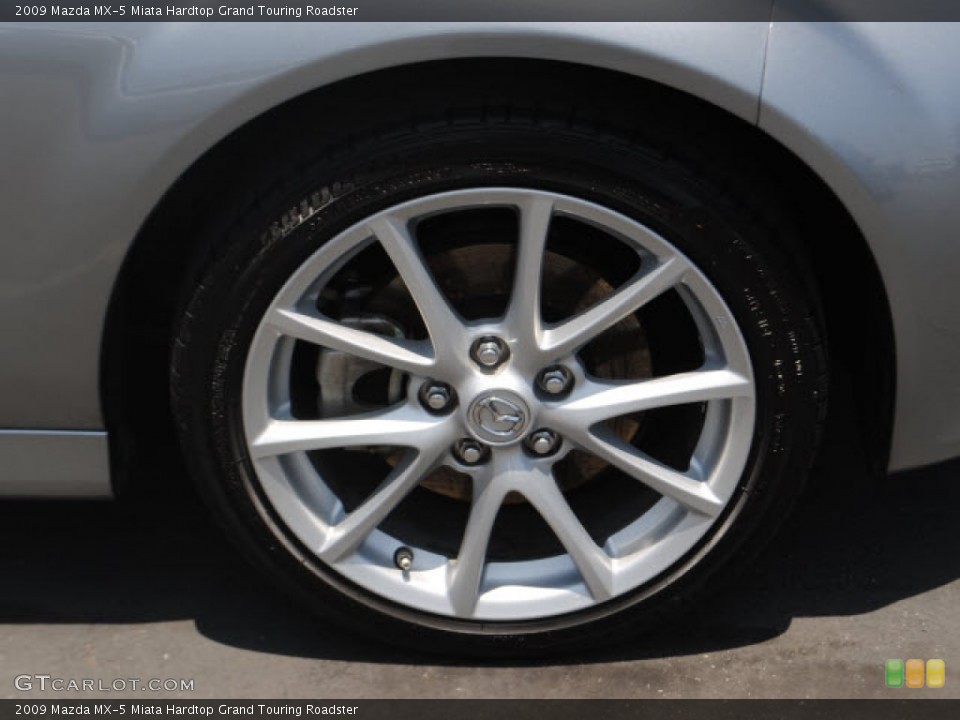 2009 Mazda MX-5 Miata Hardtop Grand Touring Roadster Wheel and Tire Photo #50594774
