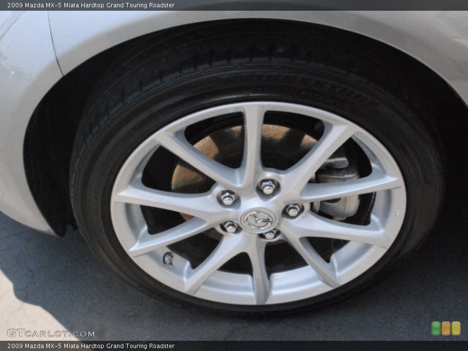 2009 Mazda MX-5 Miata Hardtop Grand Touring Roadster Wheel and Tire Photo #50594981
